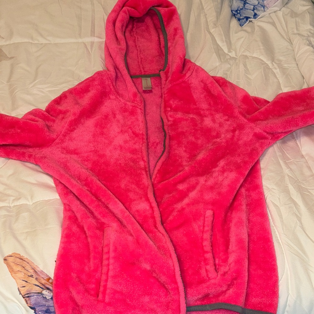 No Boundaries Pink Fleece Jacket